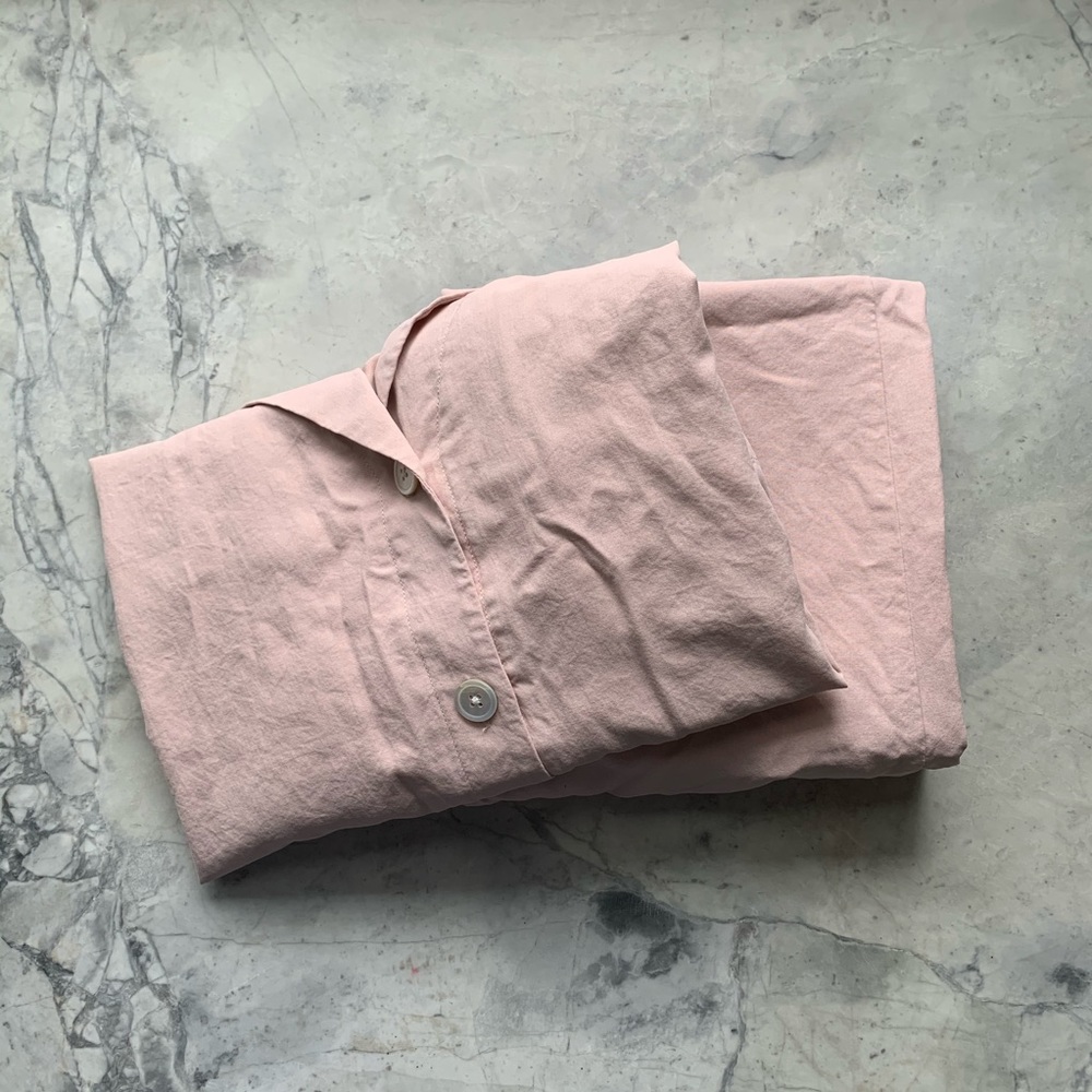Everlane The Washable Silk Rose Pajama Set - Picture 8 of 8